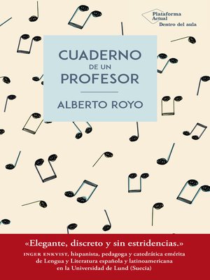 cover image of Cuaderno de un profesor